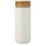 Tasse isotherme en céramique de 300 ml avec couvercle en bambou 