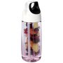 Gourde sportive en plastique recyclé avec couvercle articulé et infuseur 700 ml 