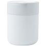 Gobelet isotherme en céramique de 330 ml avec étui en silicone et couvercle en plastique 