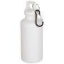 Gourde en plastique recyclé RCS Oregon 400 ml, couleur unie, avec mousqueton