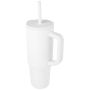 Gobelet isotherme de 900 ml certifié RCS avec paille en silicone « Brady »