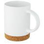 Caneca de cerâmica de 425 ml com base de cortiça 