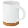 Caneca de cerâmica de 425 ml com base de cortiça 