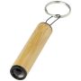 Porte-clés en bambou avec lumière 