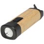 Lampe lanterne en bambou plastique recyclé/RCS avec mousqueton 