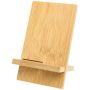 Suporte de telemóvel de bambu destacável