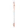 Stylo-bille avec finition or rose 