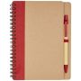 Bloc-notes en papier recyclé avec stylo 