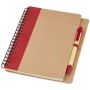 Bloc-notes en papier recyclé avec stylo 