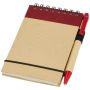 Bloc-notes A7 en papier recyclé avec stylo 