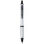 Stylo bille en plastique recyclé avec détails noirs (encre noire)