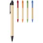Stylo à bille en carton recyclé et plastique de maïs 