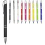 Stylo-bille à mécanisme de clic en aluminium 