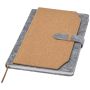 Carnet A5 en feutre et liège recyclés