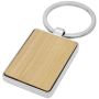 Porte-clés rectangulaire en bambou 