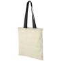 Sac en coton 100 g/m² avec longues anses contrastées 
