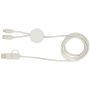 Câble de synchronisation de données et de charge rapide de 27 W de 150 cm en plastique recyclé 5-en-1 