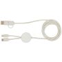 Câble de synchronisation de données et de charge rapide de 27 W de 150 cm en plastique recyclé 5-en-1 