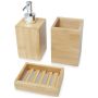 Ensemble de 3 stylos en bambou pour salle de bain 