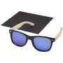 Lunettes de soleil polarisées miroir en RPET/bambou dans une boîte cadeau 