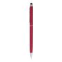 Stylo bille en plastique Bric, avec touche tactile et clip en métal