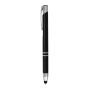 Stylo à bille en aluminium, avec écran tactile