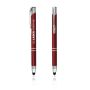 Stylo à bille en aluminium, avec écran tactile