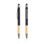 Stylo bille en aluminium recyclé, avec fonction tactile