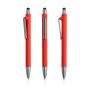 Stylo-bille Soft RPP en PP des océans, toucher caoutchouc