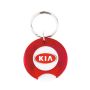 CR-25 Porte-clés CR-25 avec jeton € pour chariot de courses, 1 face (Ø25mm)