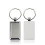 Reckey Porte-clés rectangulaire en plastique et métal
