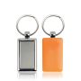 Reckey Porte-clés rectangulaire en plastique et métal