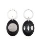 CR-Z Porte-clés CR-Z ovale avec jeton de 1 € pour chariot, plastique
