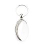 MRB Porte-clés RB ballon de rugby, 1 face (43x24mm)