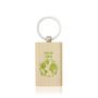 Kylie Porte-clés rectangulaire en bois