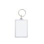 CR-OP Porte-Clés CR-OP rectangulaire avec ouverture facile, acrylique
