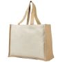 Sac fourre-tout de courses en toile et jute 320 g/m² 