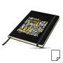 Kiny A5 Bloc-notes A5, avec couverture en carton et pochette