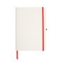 Notecolor Bloc-notes A5, avec couverture en carton et pochette