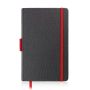Exnote Bloc-notes A5 avec couverture en PU et porte-stylo