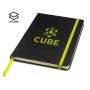 Stylebook Bloc-notes A5 en PU, marquage spécial au laser