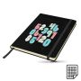 Kinygrid Bloc-notes A5, avec couverture en carton et pochette