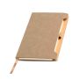 Bloc-notes A5 en RPU avec support pour stylo à bille