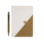 Set Vercotthé Ensemble Bloc A5 et stylo à bille avec résidus de thé