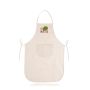 Apraw Tablier en toile brute avec poche, 100% coton