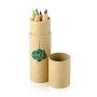 Artkid Lot de 6 crayons de couleur en tube