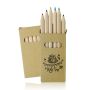 Funnyset Lot de 6 crayons de couleur