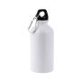 Ollaf Gourde en aluminium, 400 ml pour sublimation avec mousqueton