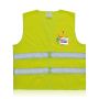 RefleKid Gilet réfléchissant pour enfant homologué, 100% Polyester