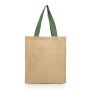 Strapcote Sac en jute, avec anses en coton